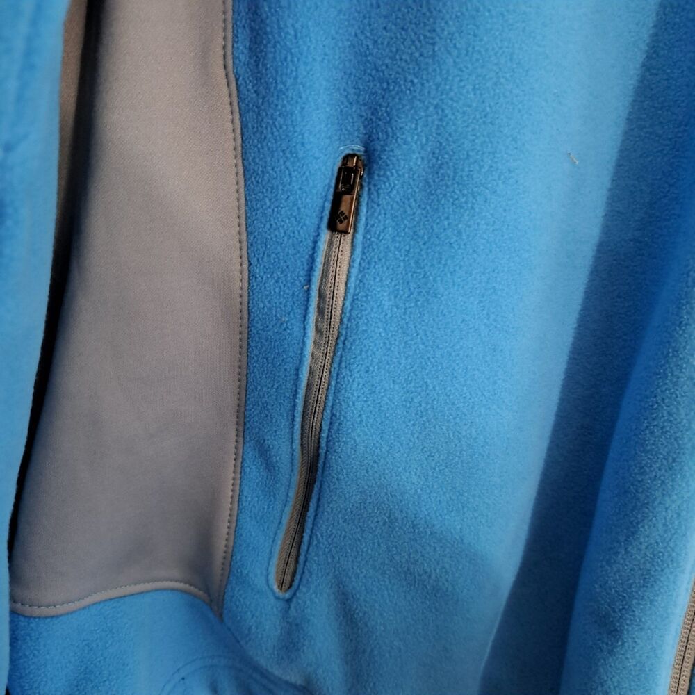 Columbia  blue and grey fleece jacket womans 2X - Picture 5 of 7